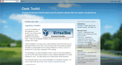 Desktop Screenshot of geektoolkit.com